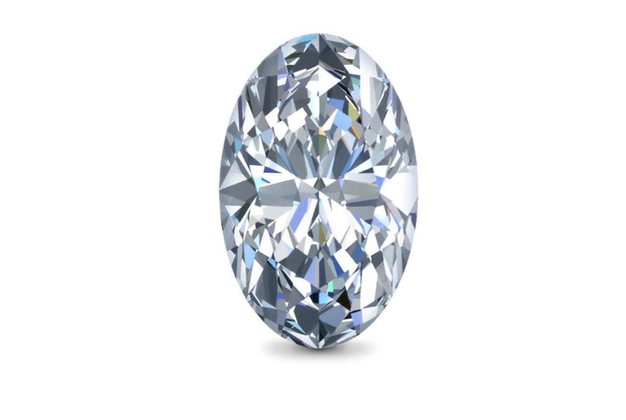 4.00 Carat Oval Lab Diamond