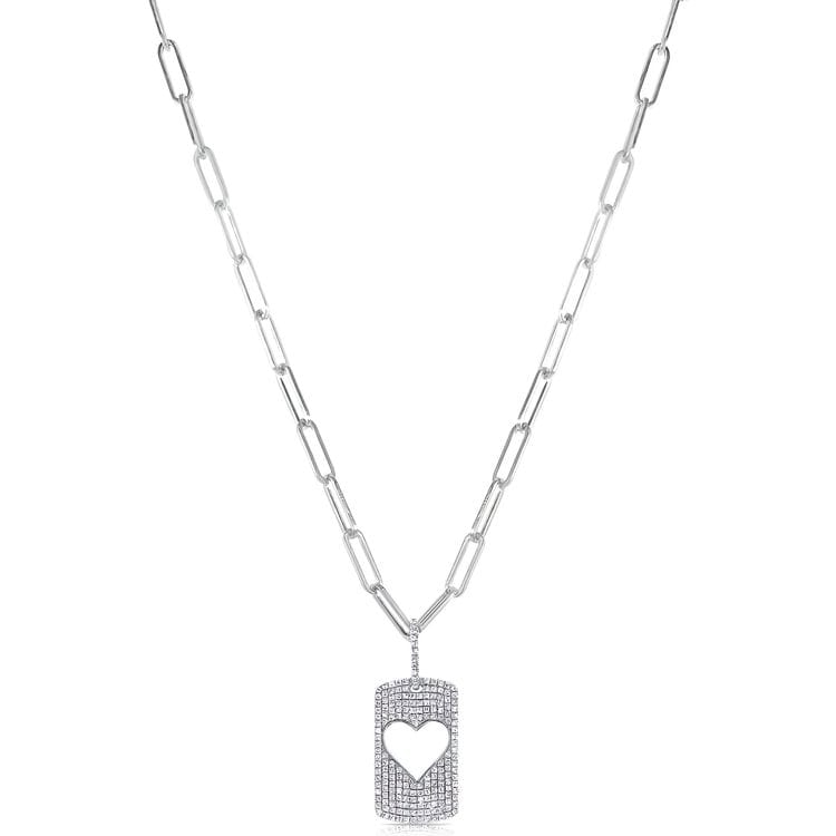 14kt Gold 0.45 CTW Diamond Heart Necklace