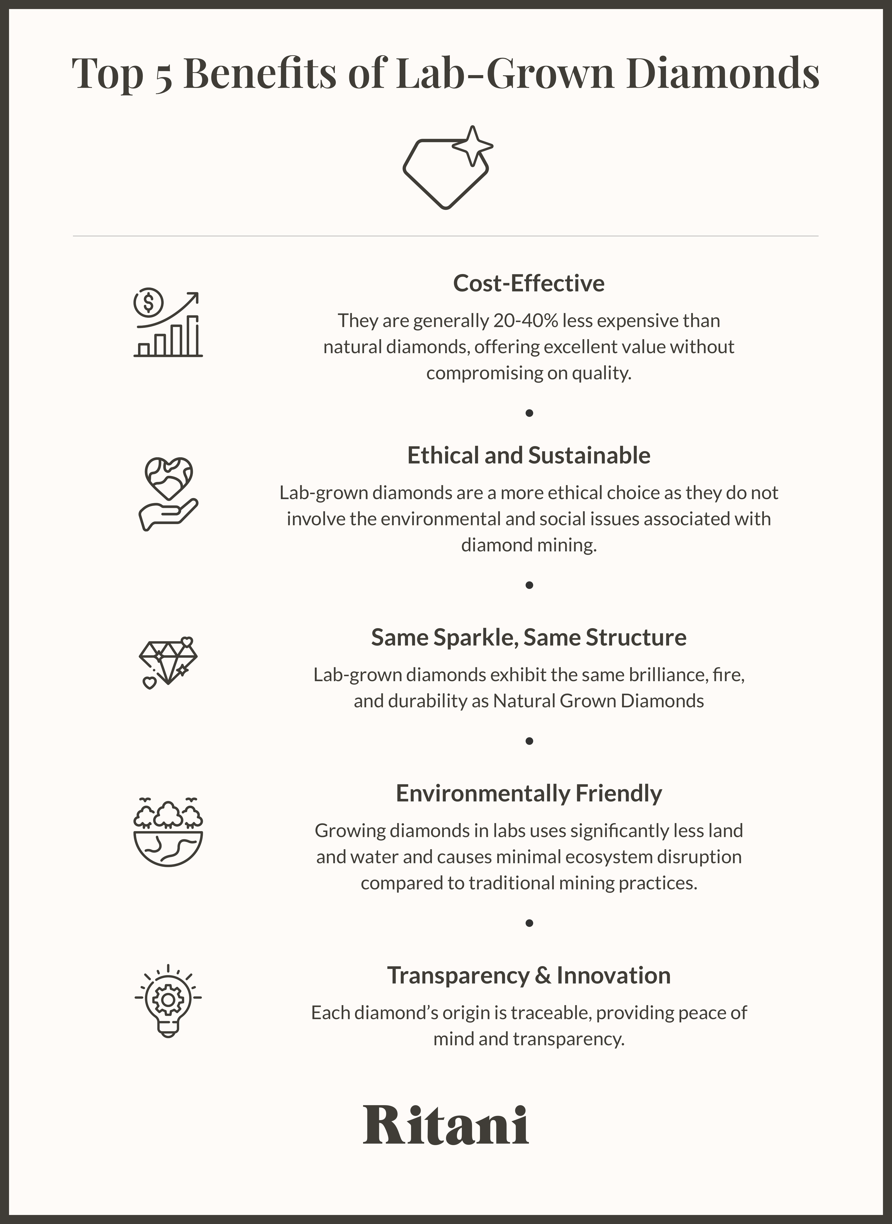 Top 5 Benefits of Lab-Grown Diamonds