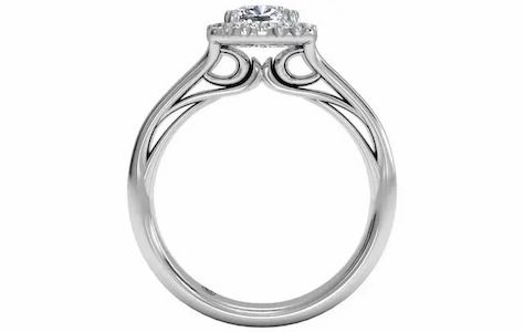 side of engagement ring