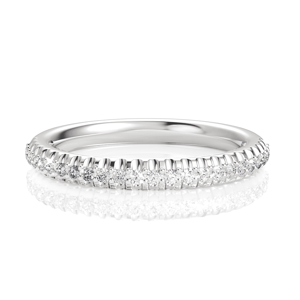 14kt white gold/18kt white gold/platinum/top