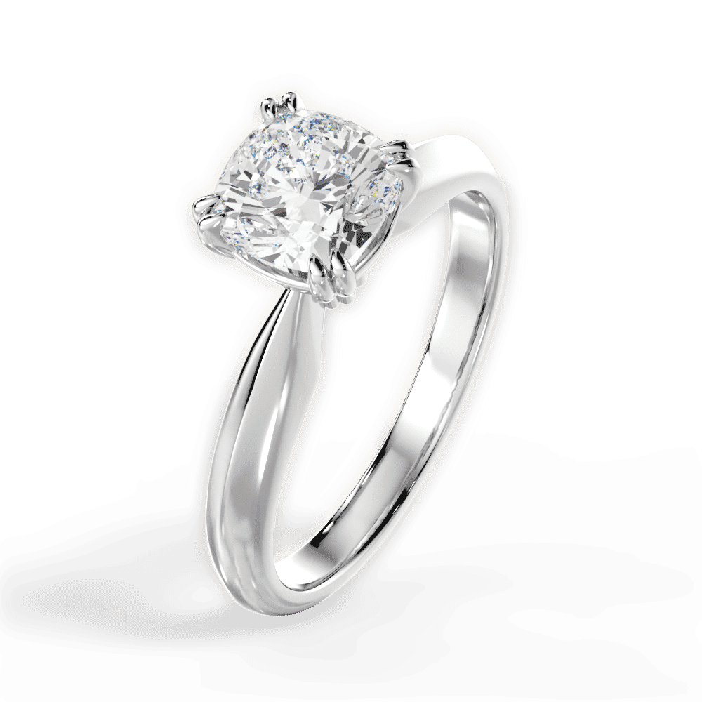 Tulip Solitaire Setting Engagement Ring