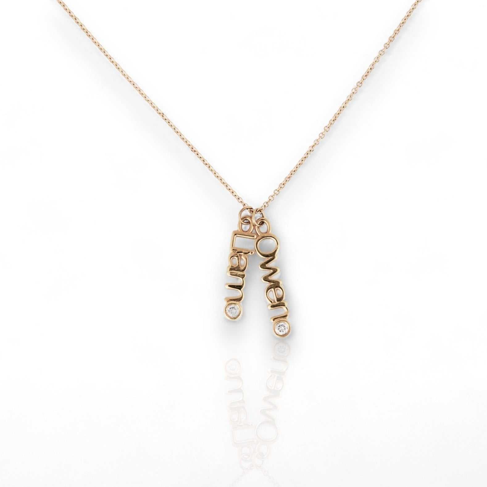 14kt yellow gold/14kt white gold/Necklace - 16-18" Adjustable/Necklace - 18-21" Adjustable/top