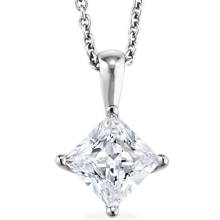 Lab Grown Diamond Infinity Necklace SRNL-01557WHT_WG, Clater Jewelers