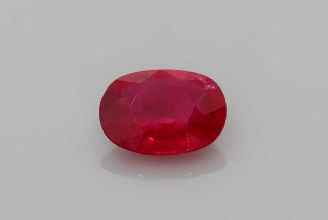 5x7mm Oval Ruby