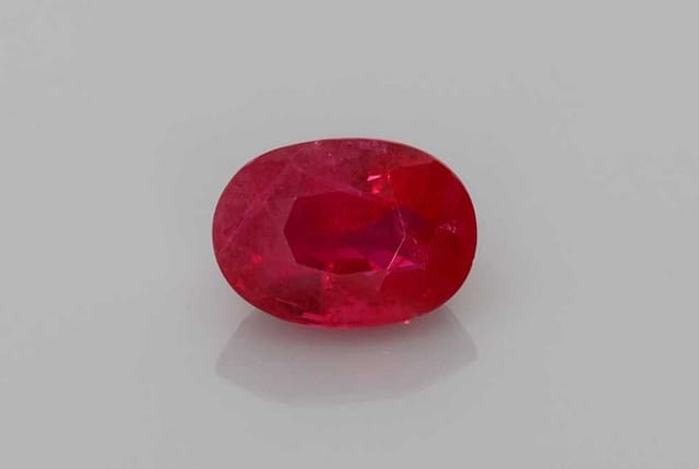 5x7mm Oval Ruby