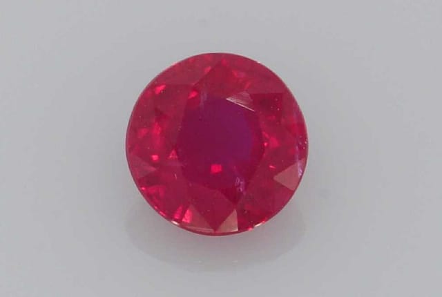 5x5mm Round Ruby