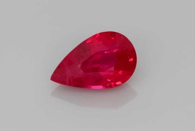 5x8mm Pear Ruby