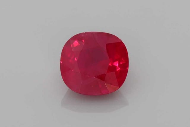 6x6mm Cushion Ruby