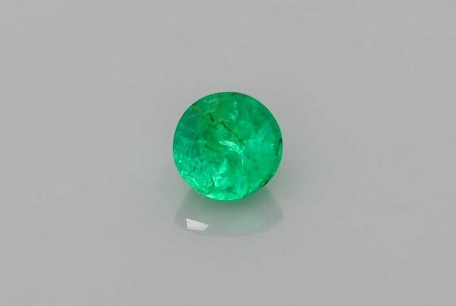 4x4mm Round Emerald