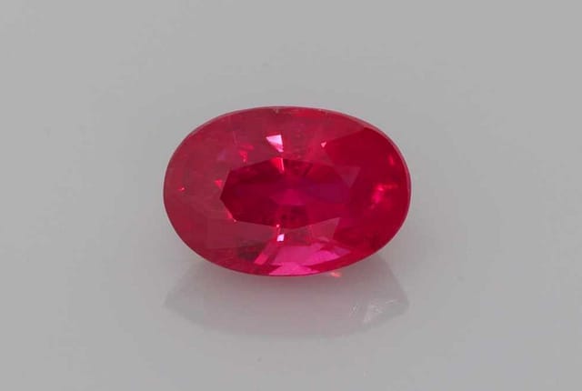 5x7mm Oval Ruby