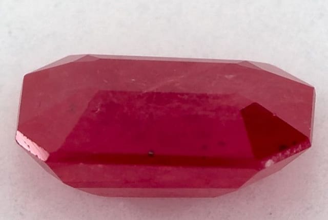 5x7mm Octagon Ruby