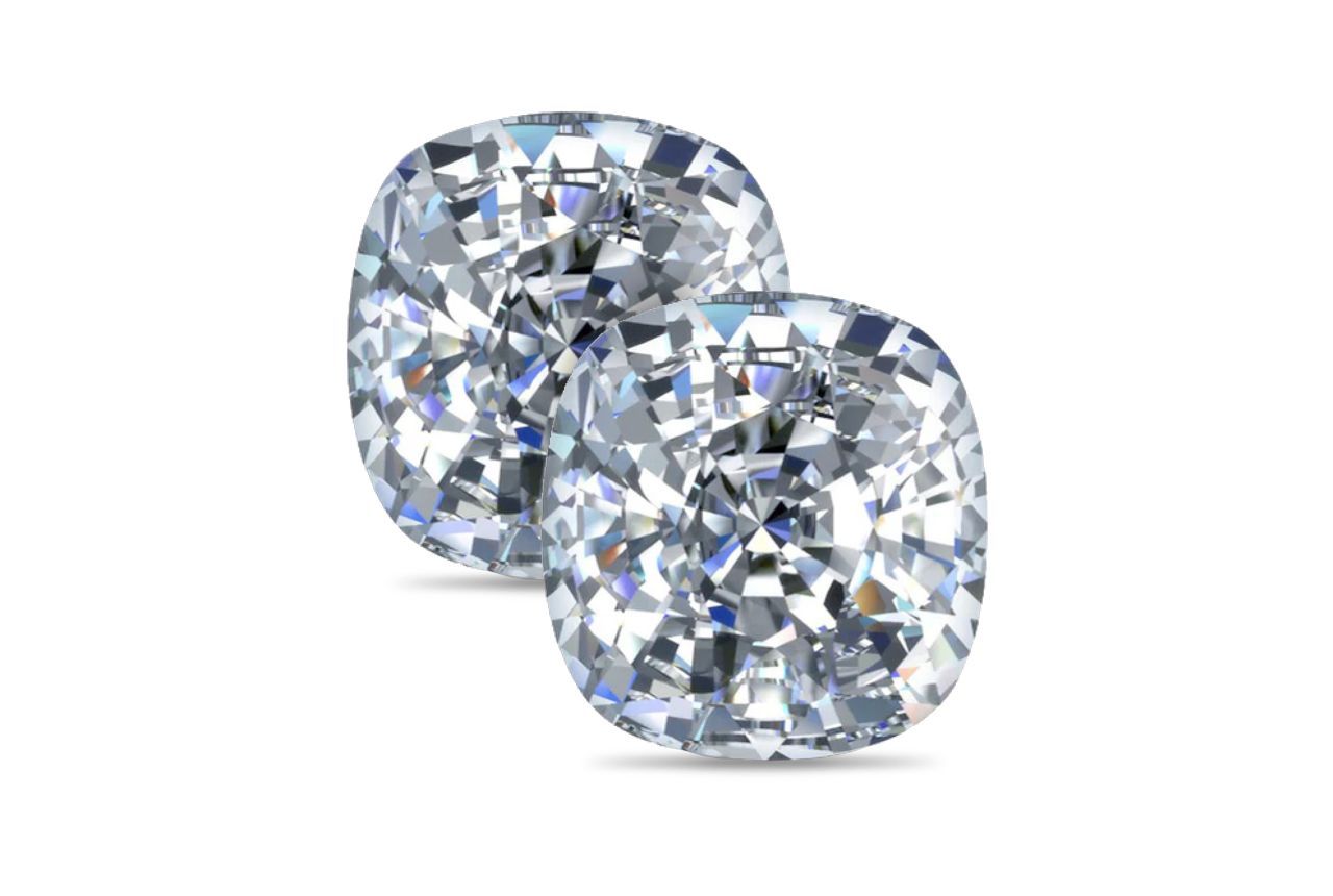 4.14 CTW Cushion Lab Diamonds