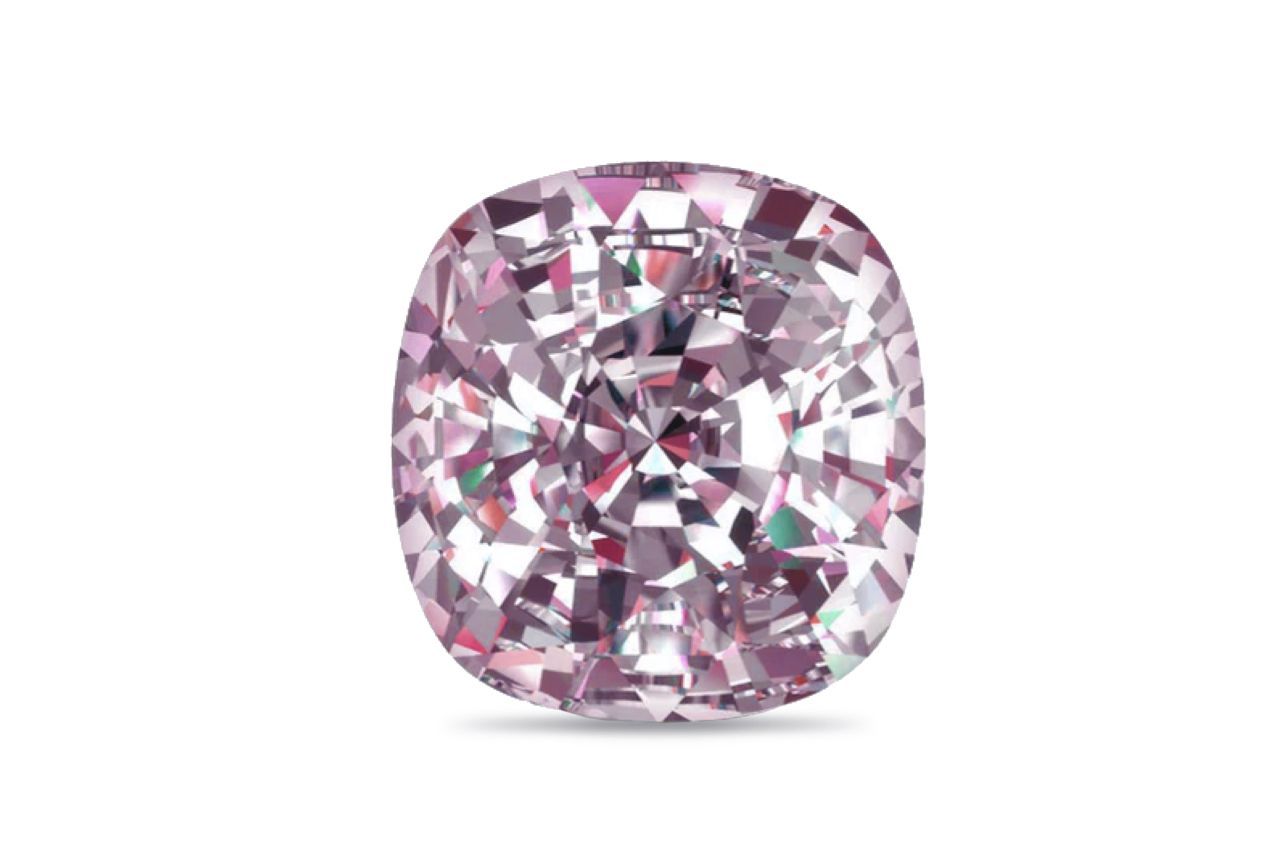 0.30 Carat Cushion Pink Diamond