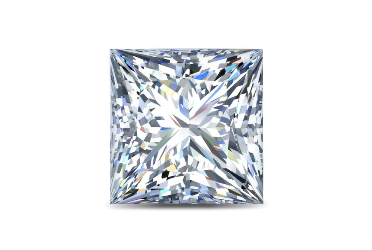 0.21 Carat Princess Lab Diamond