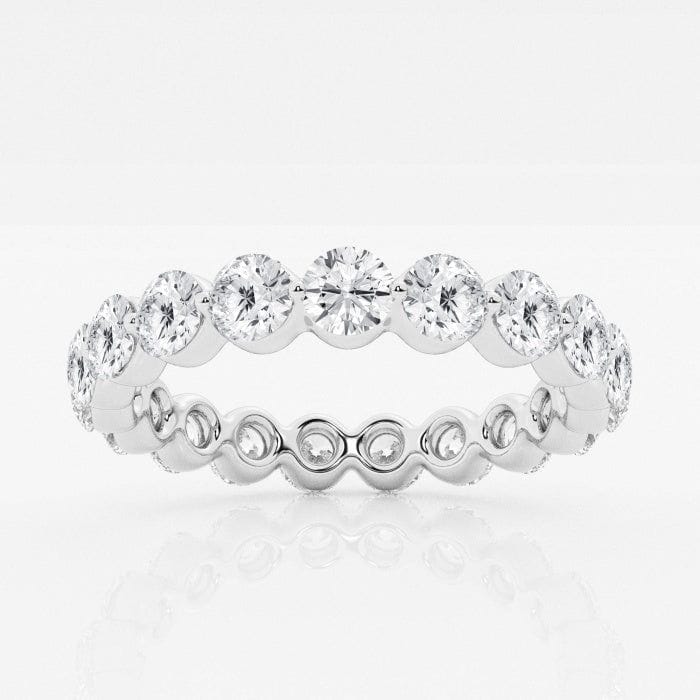 2.00 CTW Shared Prong Round Lab Grown Diamond Eternity Ring
