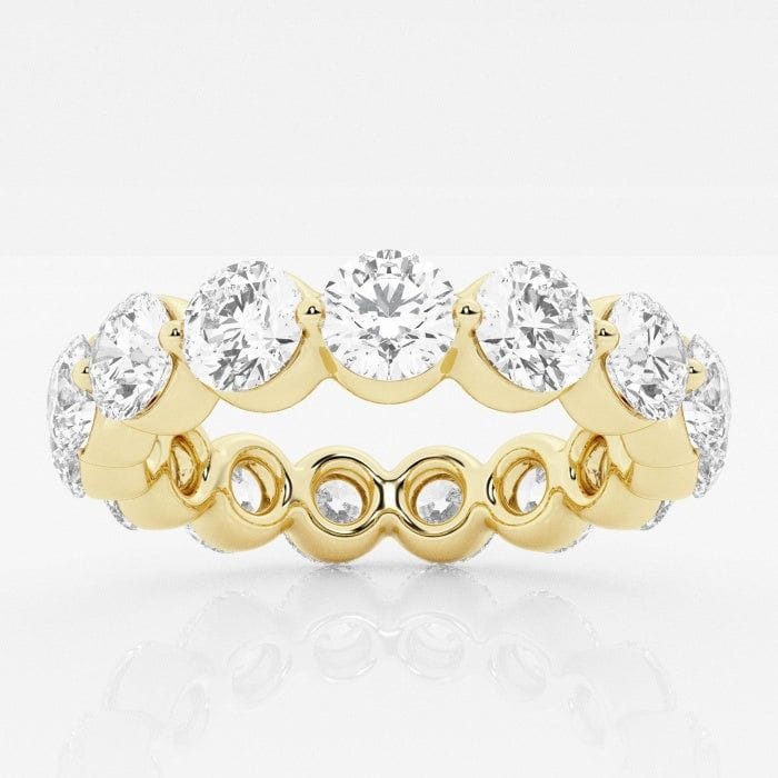 4.00 CTW Shared Prong Round Lab Grown Diamond Eternity Ring
