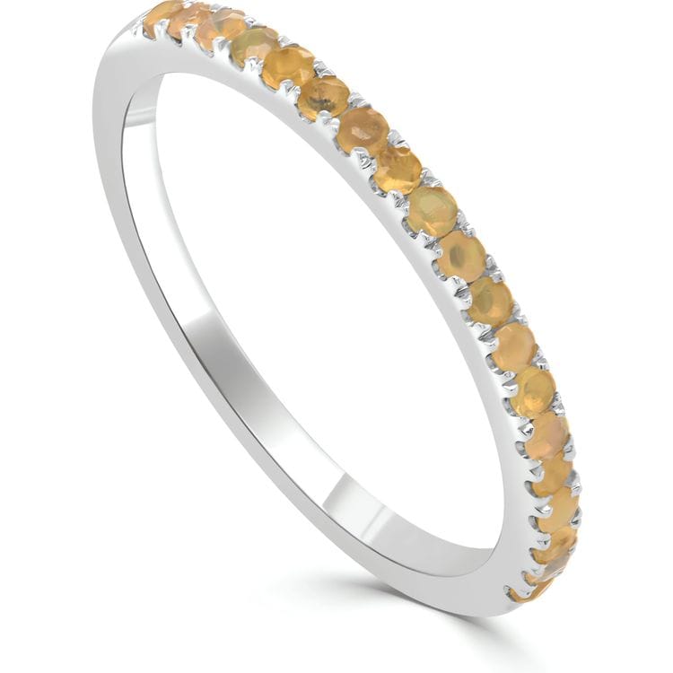 14kt Gold & Birthstone Stackable Ring