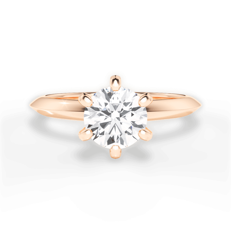 The Bella Solitaire / 3.02 Carat Round Lab Diamond