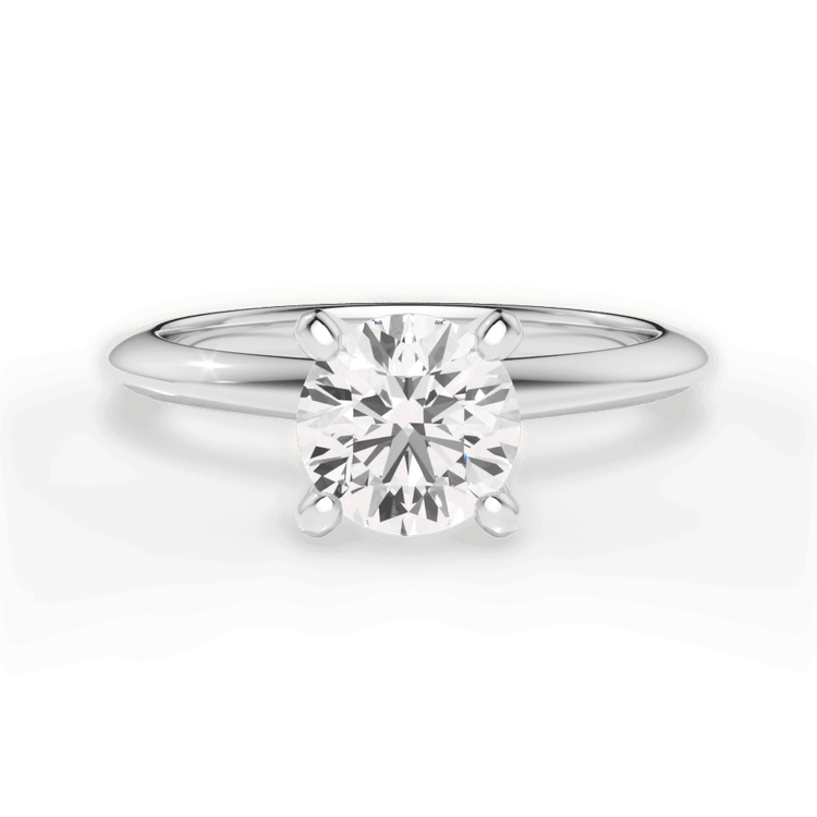 The Milena Solitaire / 3.02 Carat Round Lab Diamond