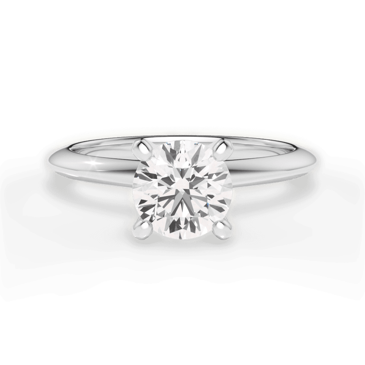 The Milena Solitaire / 0.35 Carat Round Lab Diamond