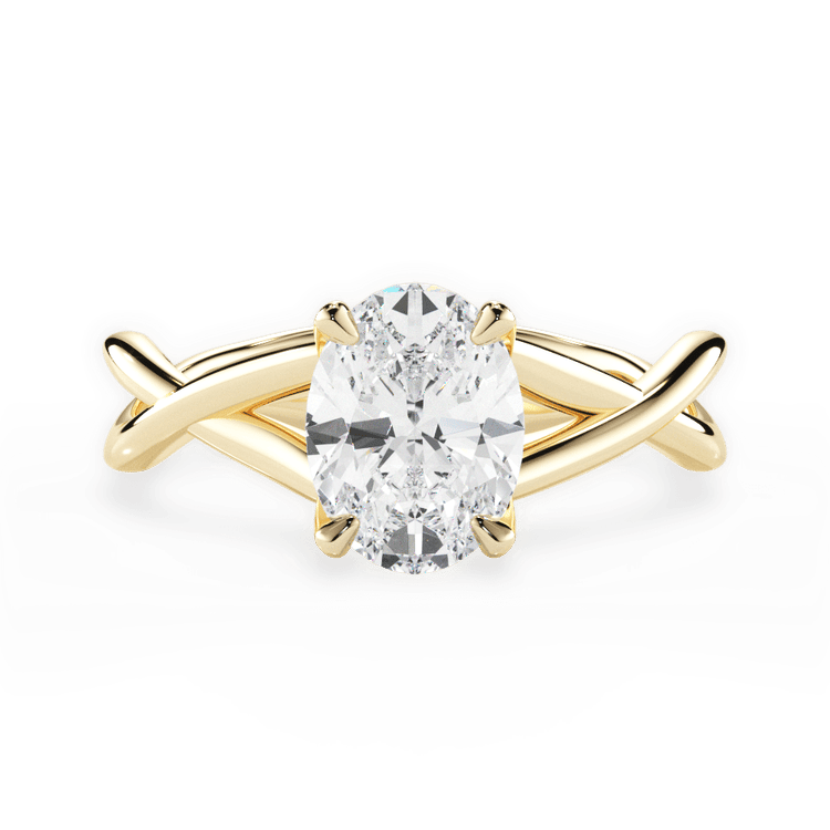 The Carmella Solitaire / 2.01 Carat Oval Diamond