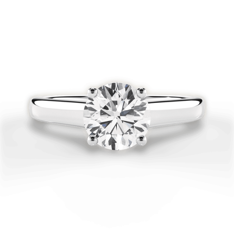 The Lily Solitaire / 1.80 Carat Round Diamond