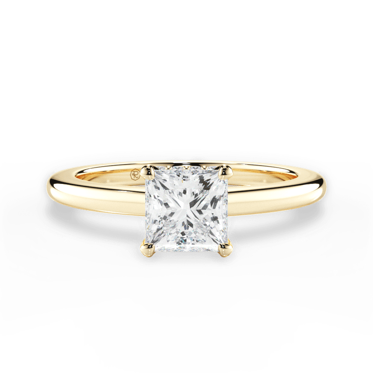 The Callista Solitaire / 0.42 Carat Princess Lab Diamond