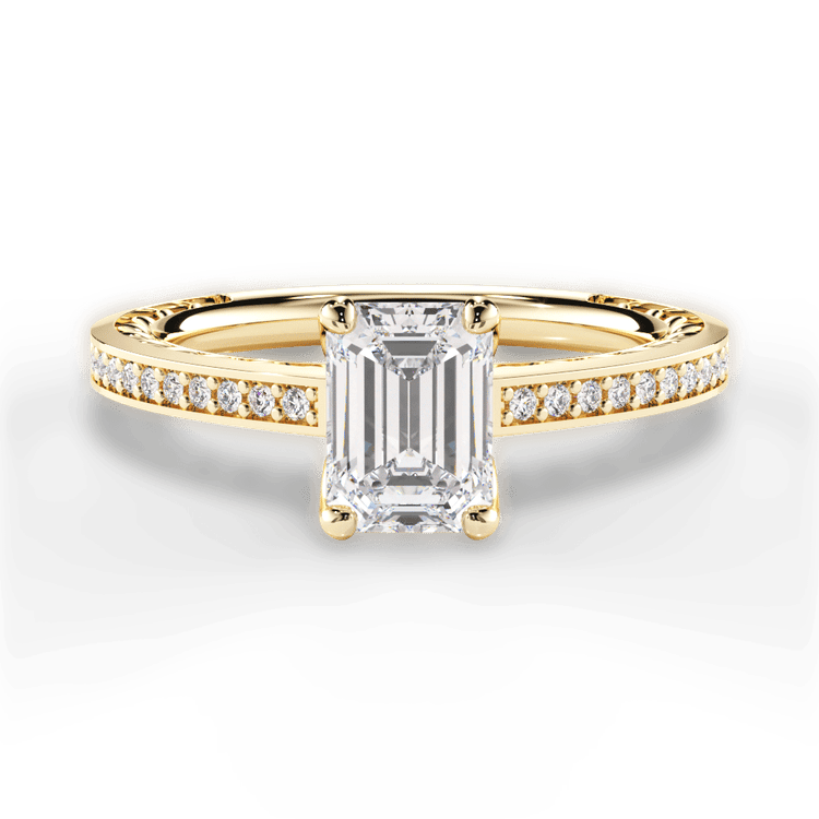 The Teisha / 4.01 Carat Emerald Diamond