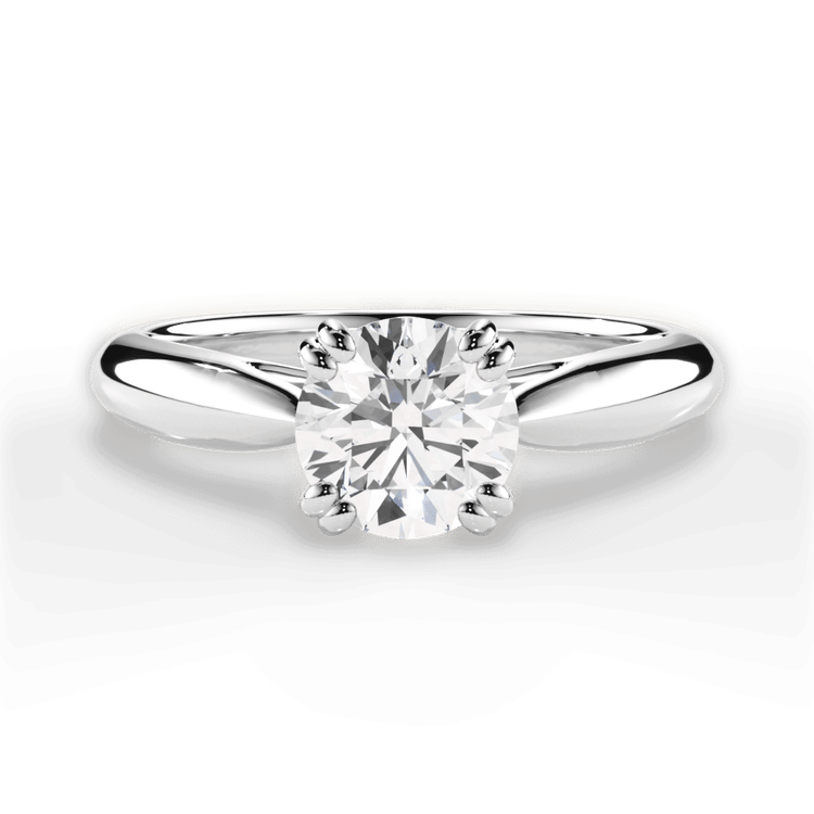 The Cordelia Solitaire / 3.02 Carat Round Lab Diamond