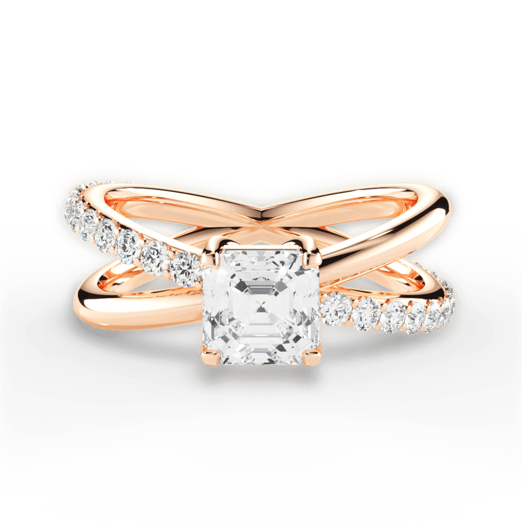 The Odette / 3.09 Carat Asscher Brown Diamond