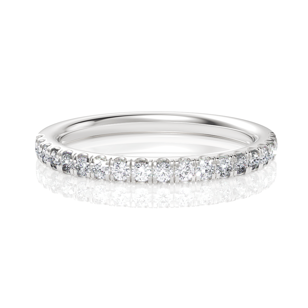 Women's 0.29 CTW Classic French-Set Diamond Wedding Ring