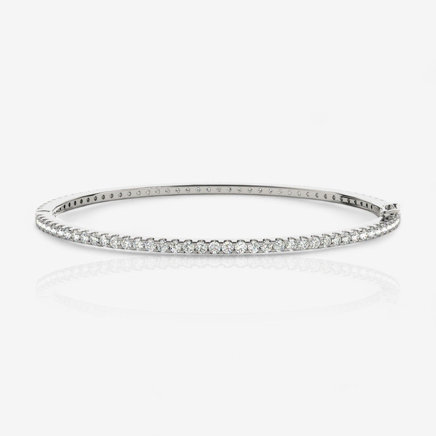 Lab Diamond Eternity Bangle Bracelet