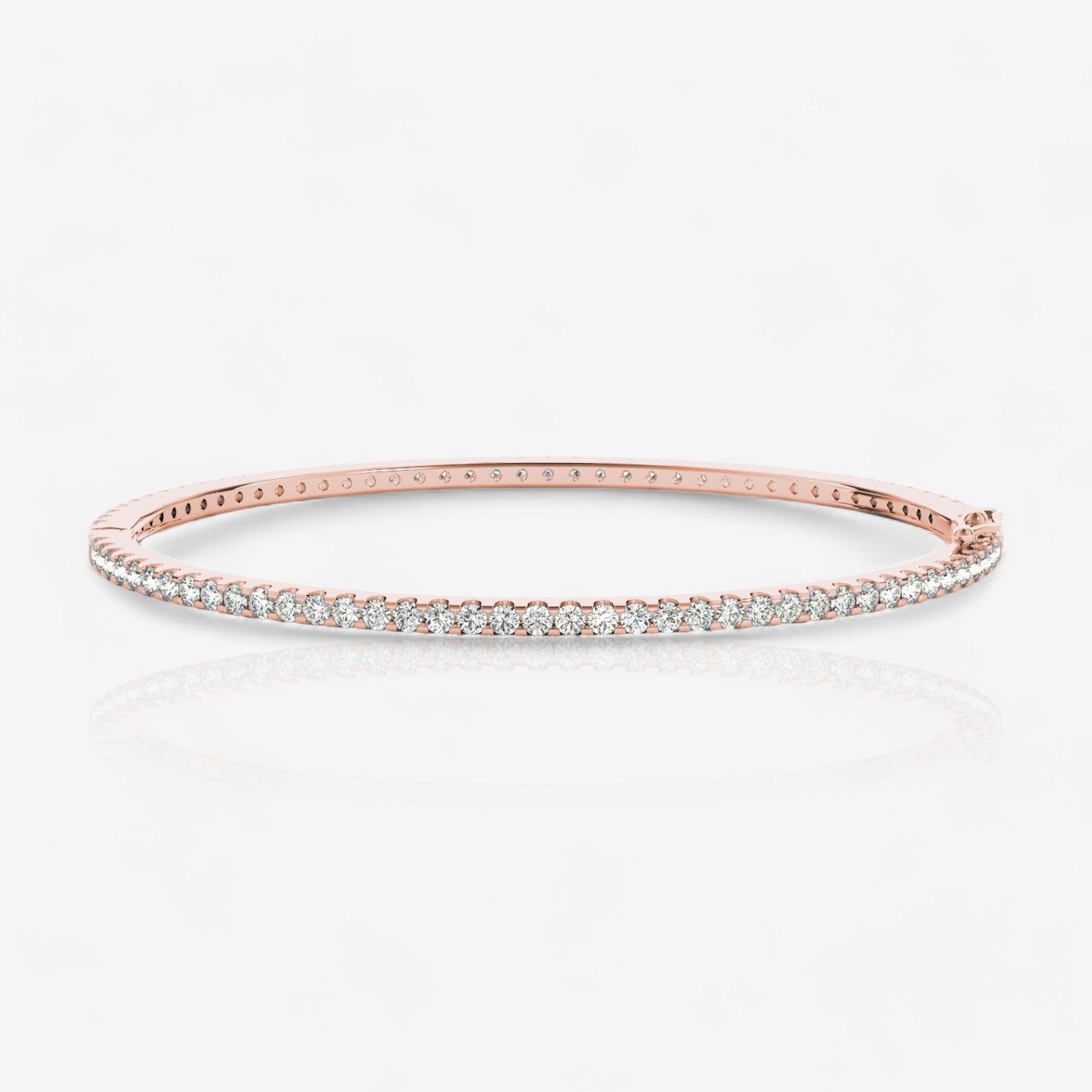 Lab Diamond Eternity Bangle Bracelet