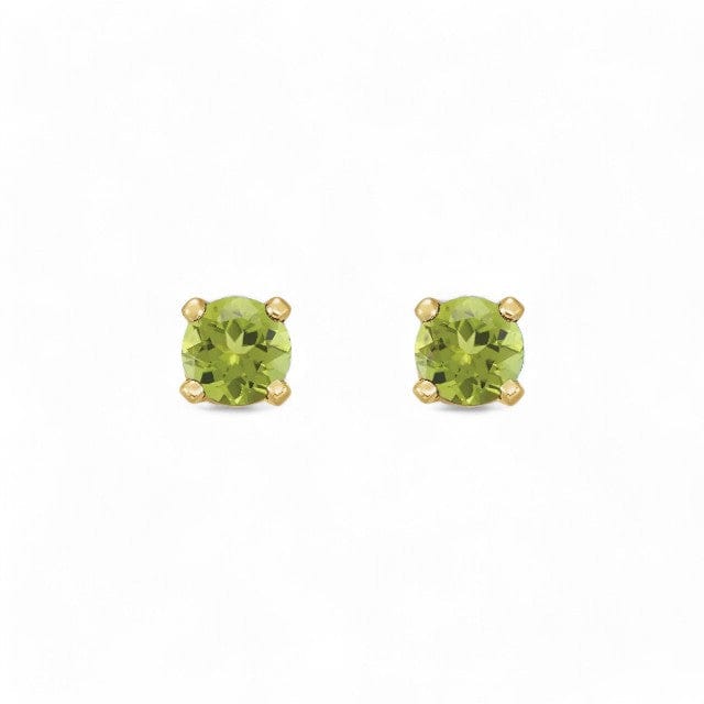 14kt Gold Birthstone Stud Earrings