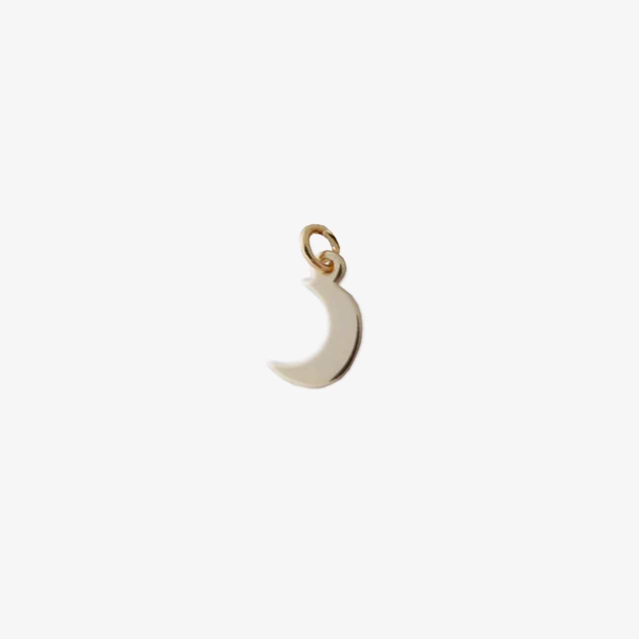 18kt Gold Plated Mini Crescent Moon Charm