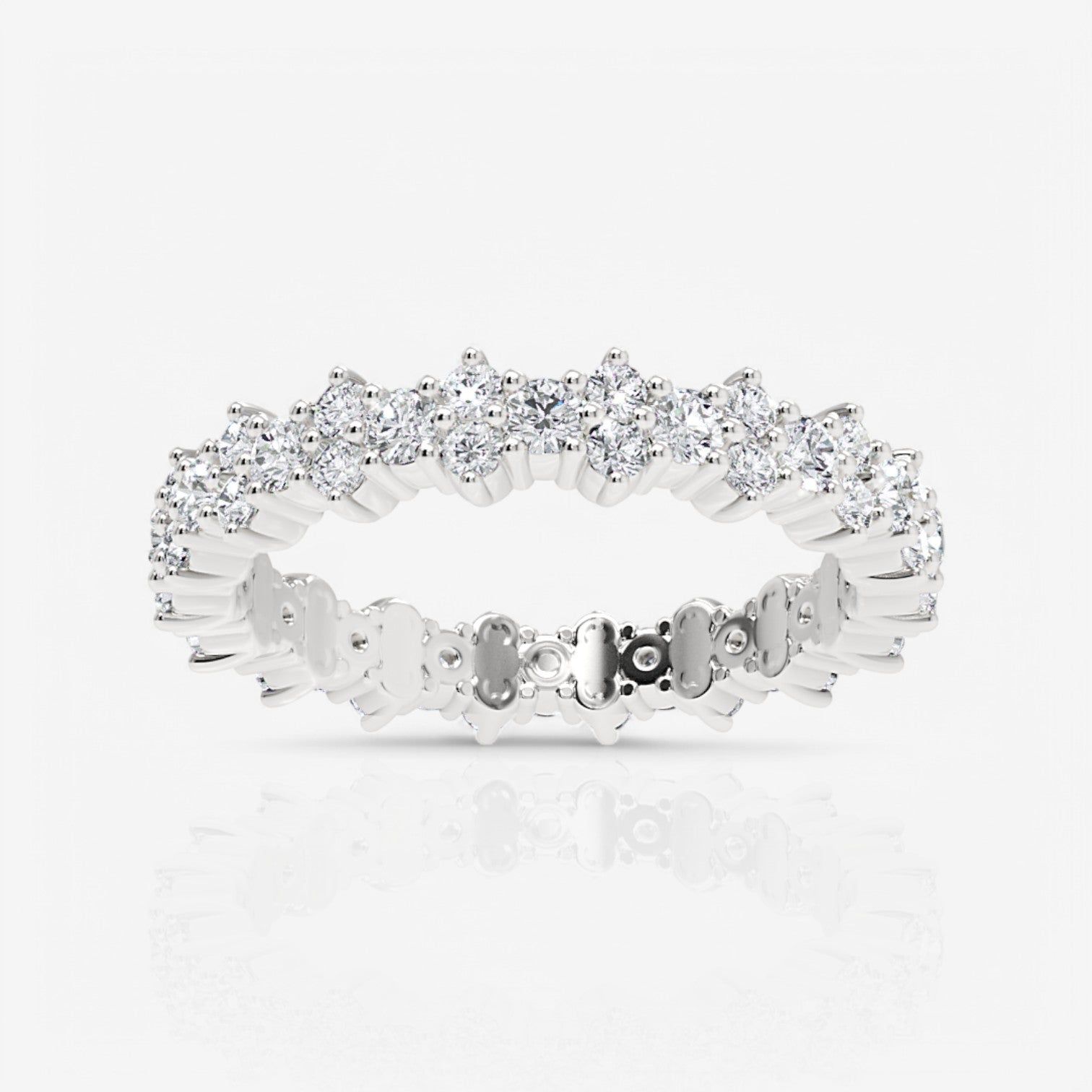 Round Garland Lab Diamond Eternity Ring