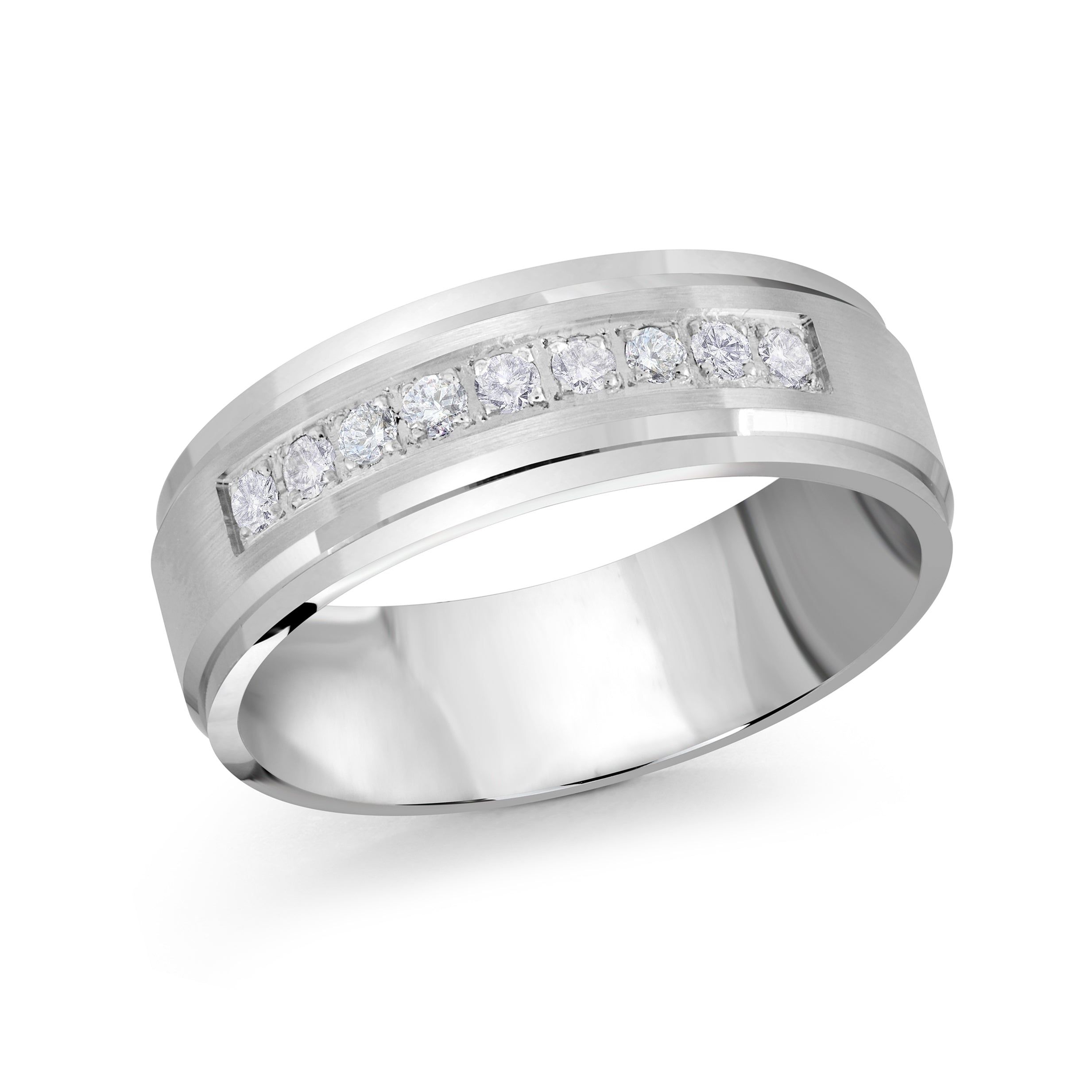 7mm 0.18 CTW Nine-Stone Lab Diamond Wedding Ring