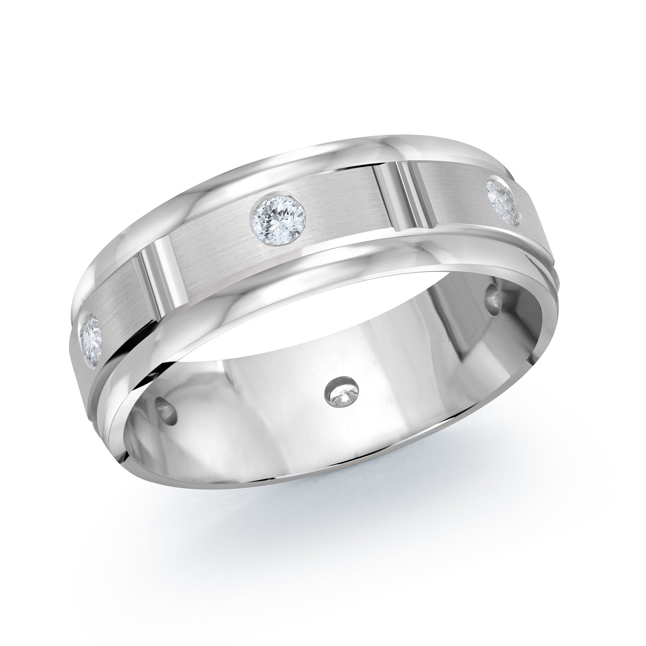 Men's 7mm 0.30 CTW Diamond Wedding Ring