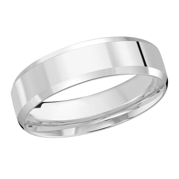 Men's 4-8mm Beveled Edge Wedding Ring