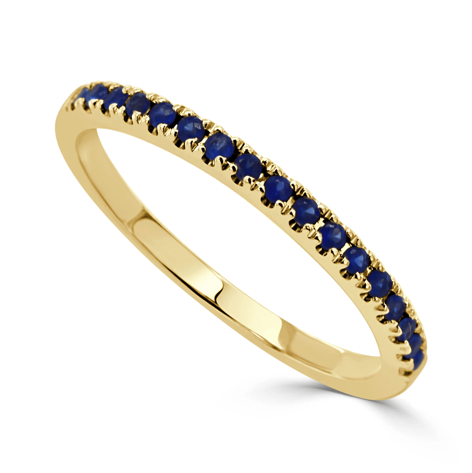 14kt Gold 0.23 CTW Sapphire Birthstone Stackable Ring