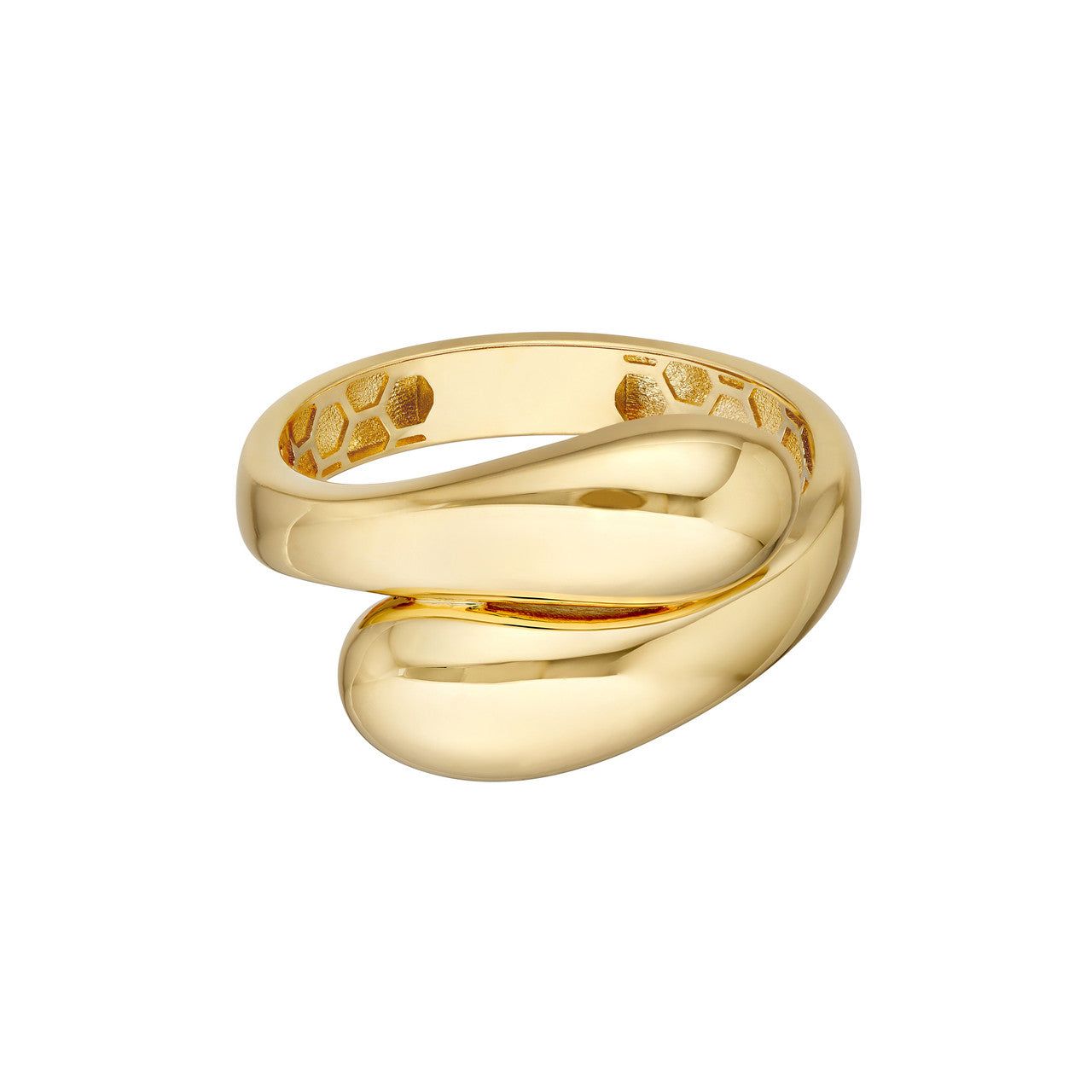 14kt Gold Polished Bypass Ring