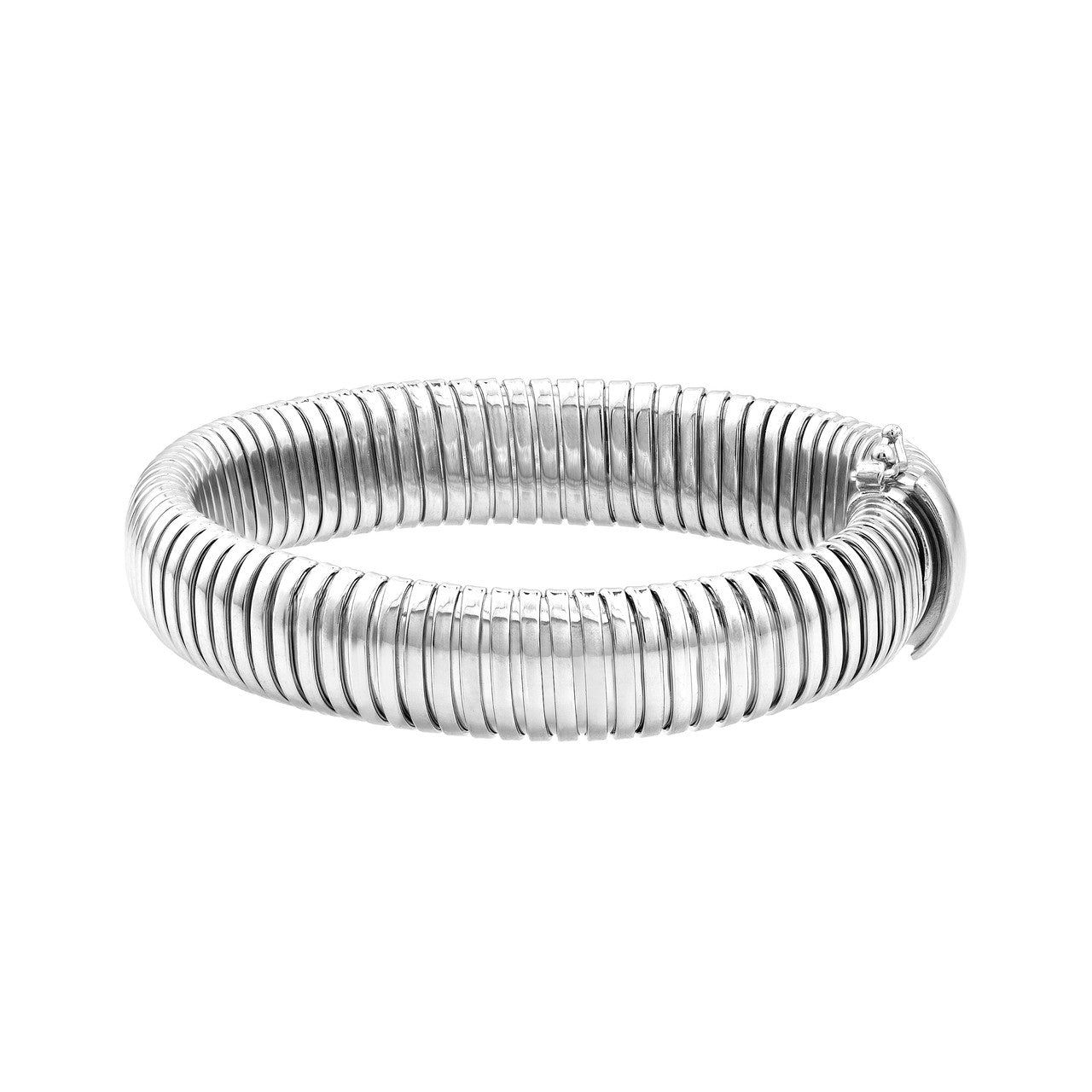 Sterling Silver 14mm Sterling Silver Tubogas Bracelet