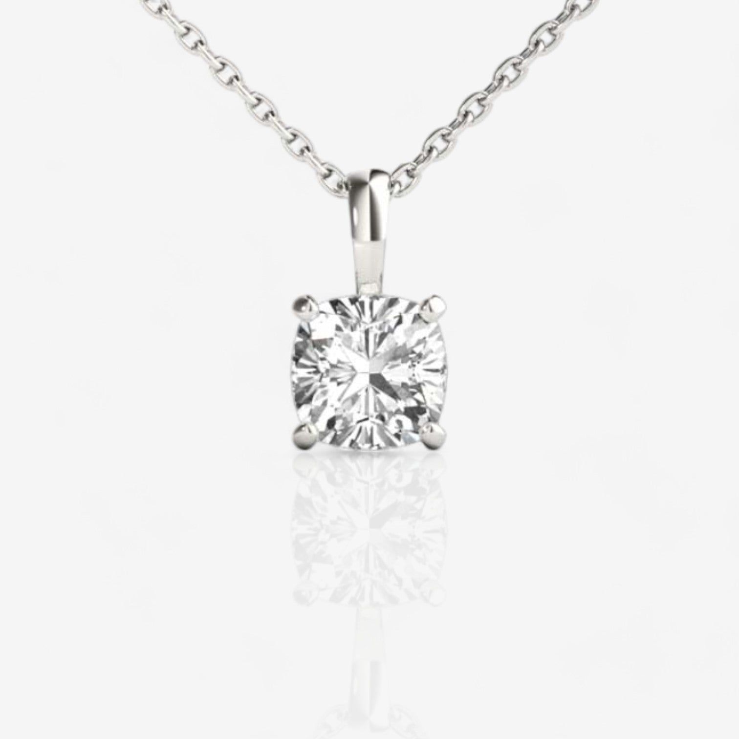 Cushion Diamond Pendant