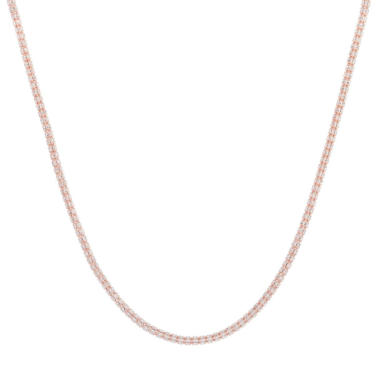 14kt Gold 3.14mm Two-Tone Fancy Ice Chain