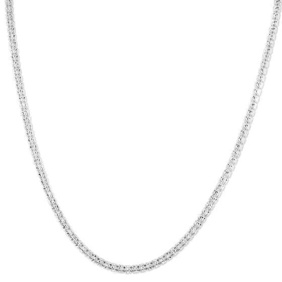 14kt Gold 3.14mm Two-Tone Fancy Ice Chain