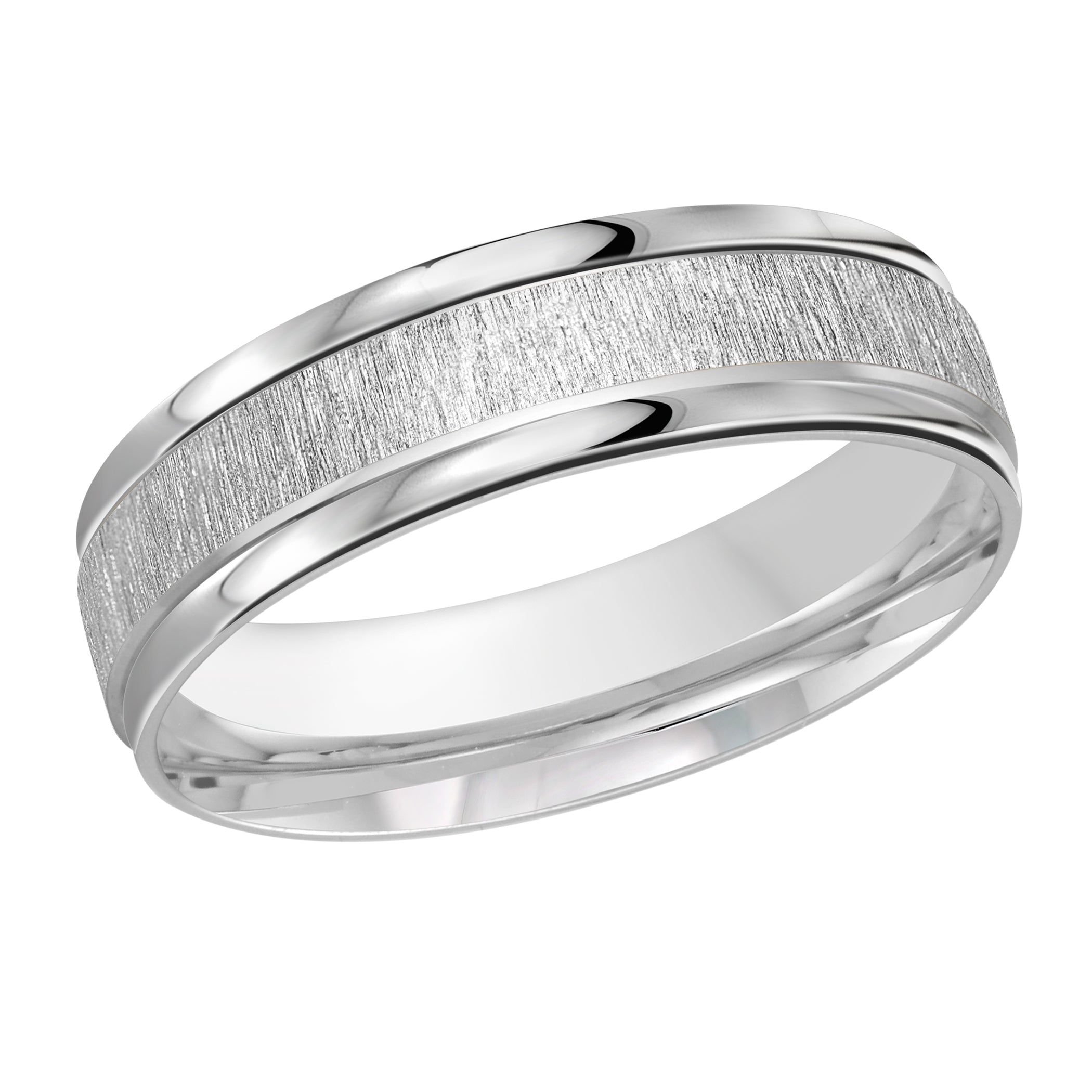 Men's 6mm Sandpaper-finish Wedding Ring