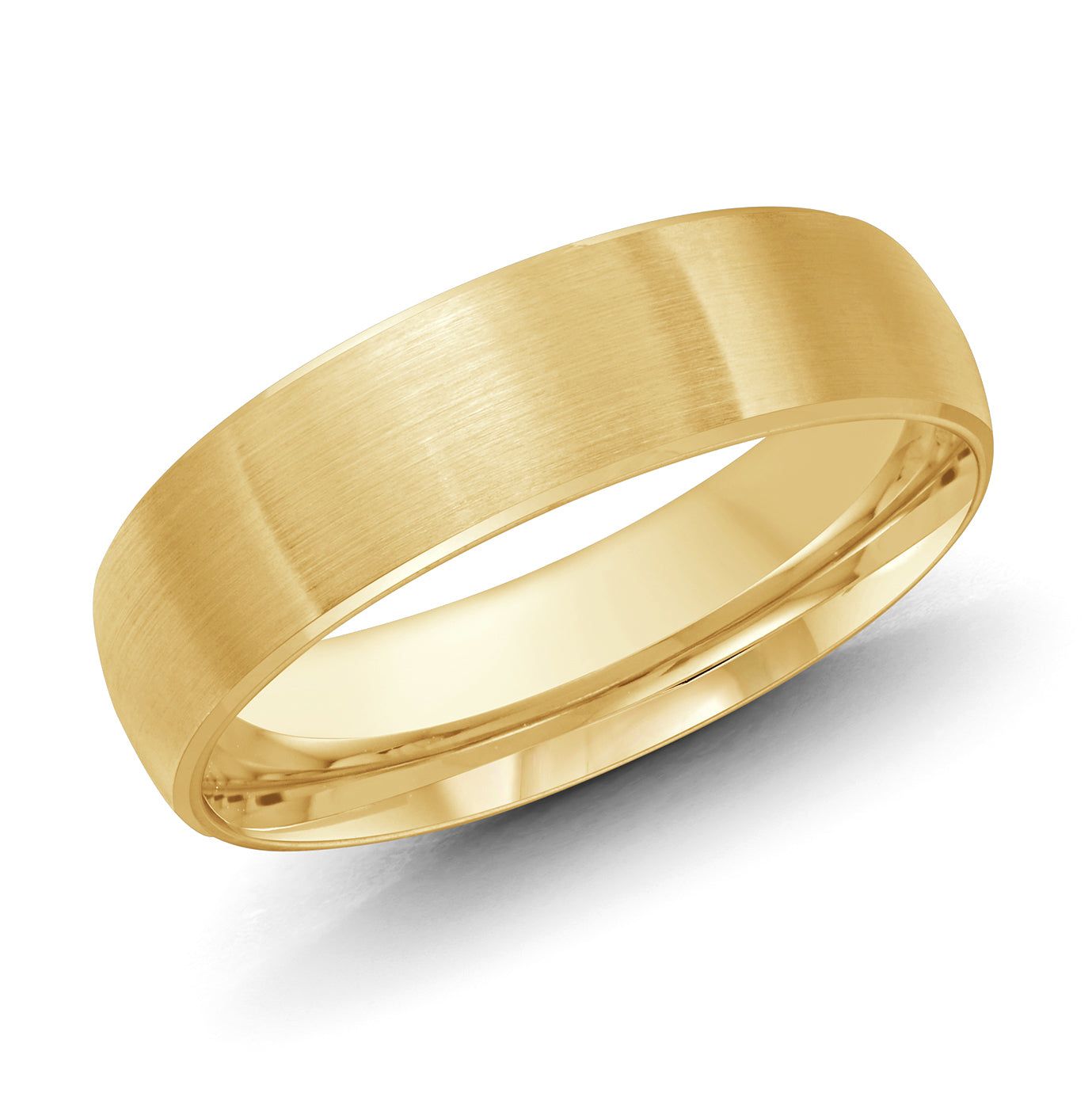 Men's 6mm Satin-finish Comfort-fit Wedding Ring