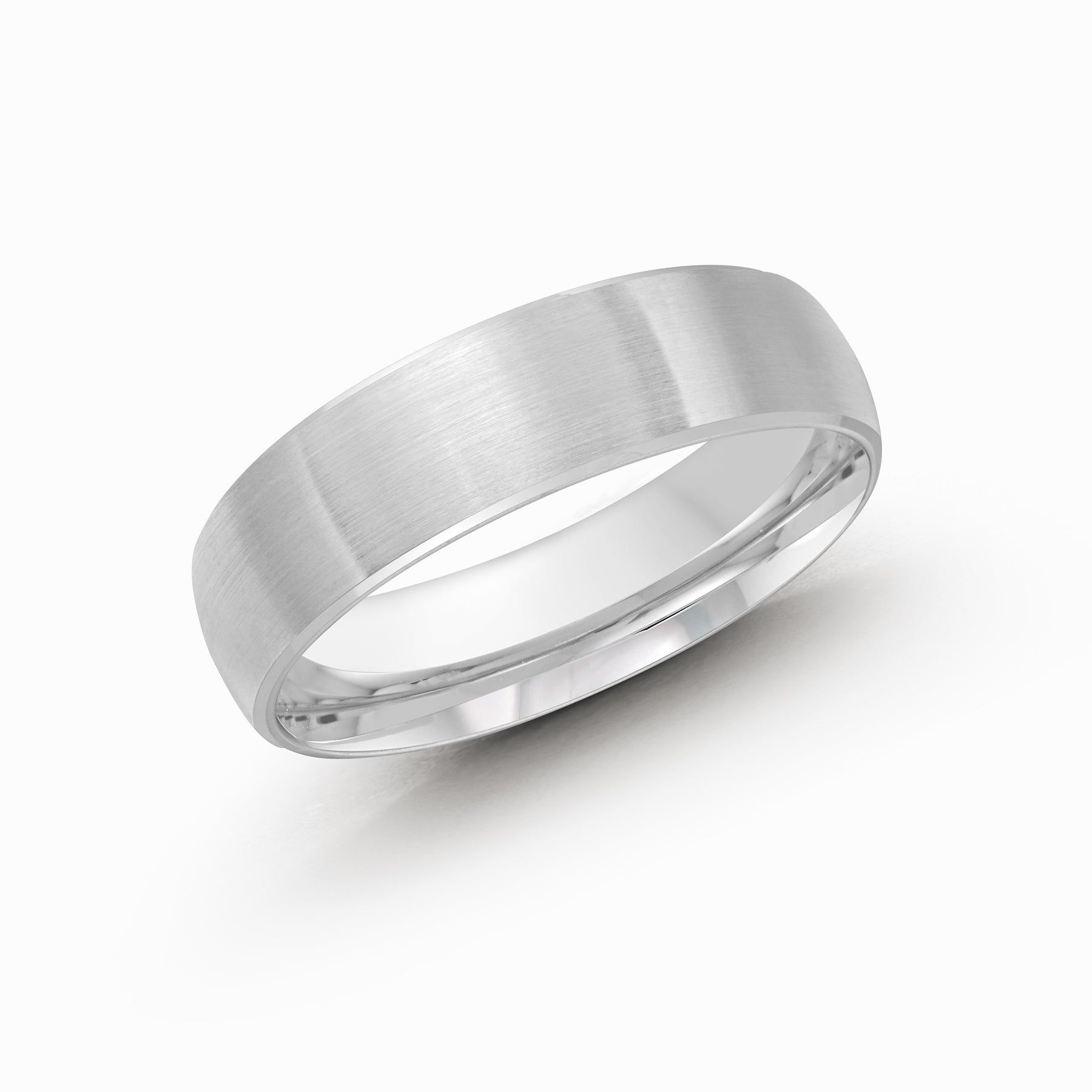 Men's 6mm Satin-finish Comfort-fit Wedding Ring