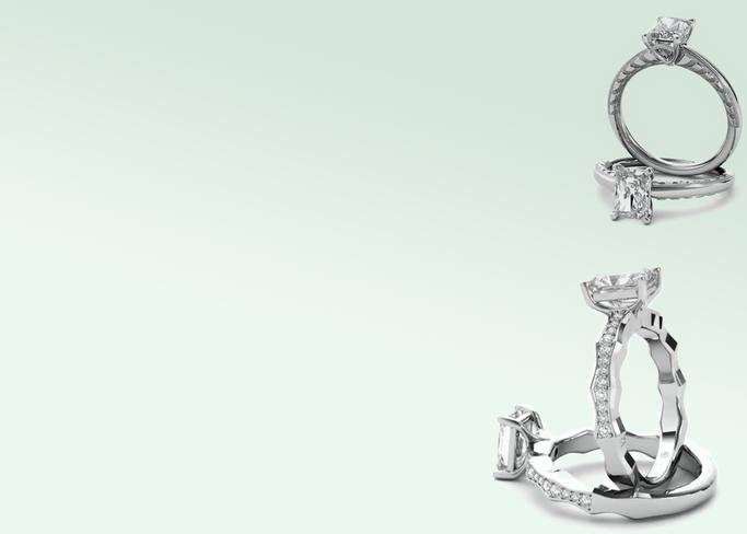 radiant cut engagement rings